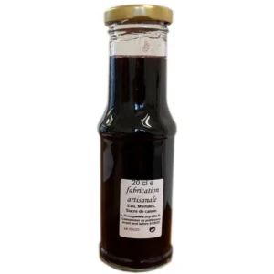 Nectar de myrtille artisanal Myrtilles du Trimoulet 20cl, fabrication artisanale sans conservateurs Creuse