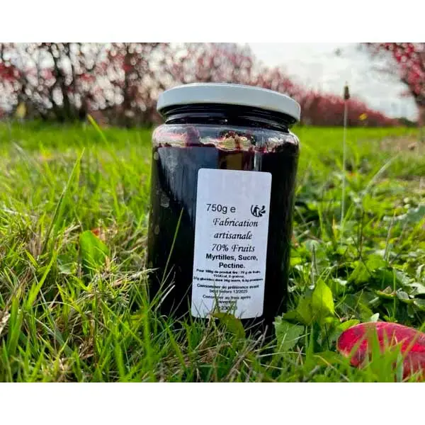Confiture de Myrtille Artisanale - 200/750g - Saveur Intense Creuse – Image 3