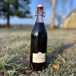Nectar de myrtille artisanal Myrtilles du Trimoulet 975ml, extraction vapeur et production locale de Creuse