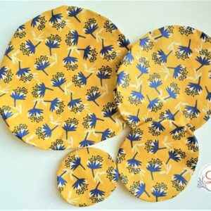 Charlotte à saladier en tissu imperméable lavable, Fait main, Ecoresponsable par Laurilou création