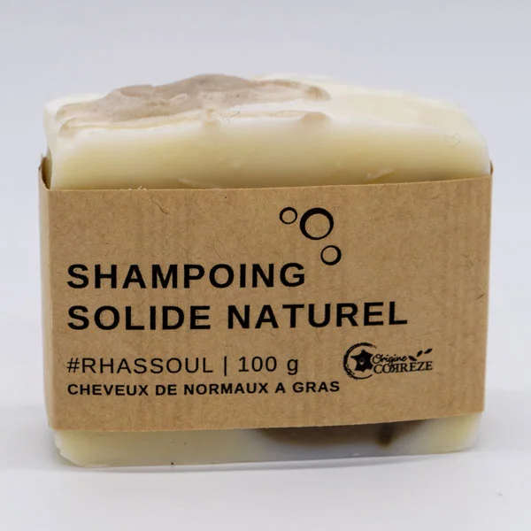 Shampoing solide naturel au rhassoul de Fabrique du Bois Vignaud