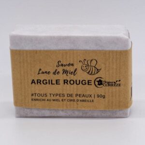 Savon à l'argile rouge tous types de peaux par Fabrique du Bois Vignaud