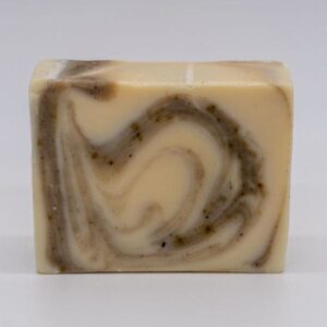 Savon au rhassoul et cendres naturel et artisanal pour peaux sensibles par Fabrique du Bois Vignaud