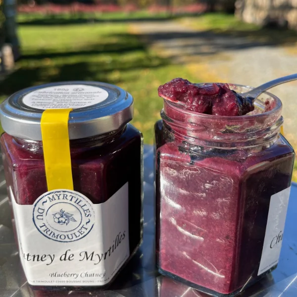 Chutney de Myrtilles de Creuse 180g – Artisanal et Savoureux – Image 2