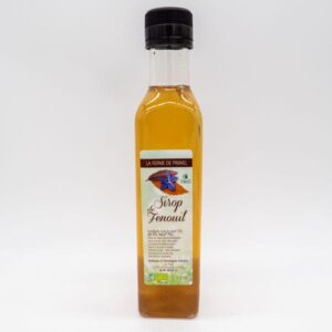 Sirop de fenouil issu de l'agriculture biologique produit par la Ferme de Pimael