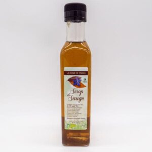 Sirop de sauge issu de l'agriculture biologique produit par la Ferme de Pimael