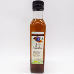 Sirop de romarin issu de l'agriculture biologique produit par la Ferme de Pimael