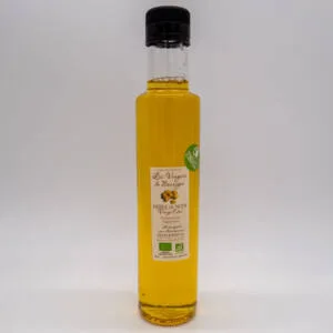 Huile de noix bio artisanal 25cl produite par Les Vergers de Bourèges en Corrèze à Meyssac