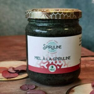 Miel à la spiruline produit par aliment terre Spiruline en Corrèze