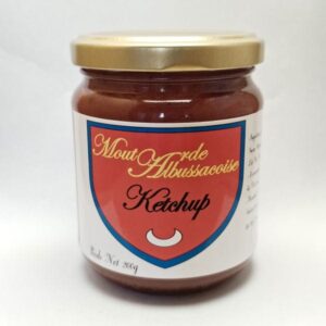 Ketchup artisanal produite par Moutarde Albussacoise à Albussac en Corrèze