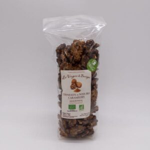 Cerneaux de noix bio caramélisés artisanal produit par Les Vergers de Bourèges en Corrèze à Meyssac