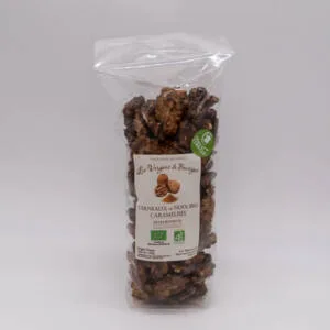 Cerneaux de noix bio caramélisés artisanal produit par Les Vergers de Bourèges en Corrèze à Meyssac