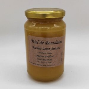 Miel de bourdaine non chauffé 500g Rucher Saint Antoine Maison Frullani
