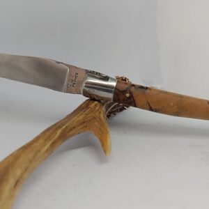 Couteau Laguiole "Élérable" 12cm - Simple Platine avec double mitre en Érable