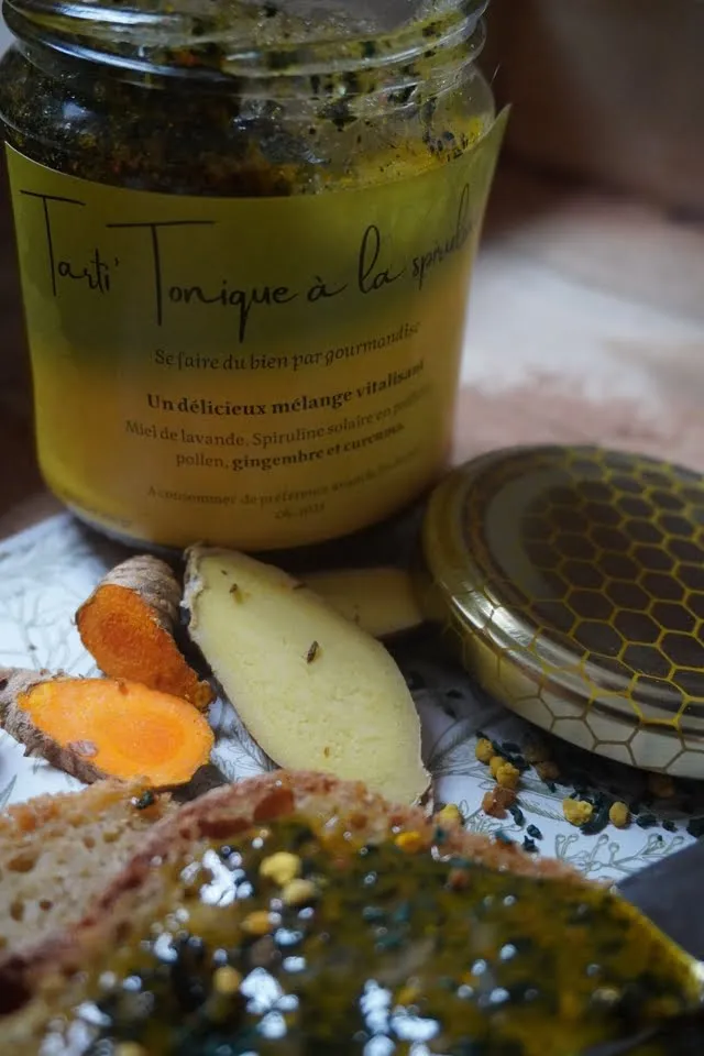 Tarti Tonique, miel à Spiruline 200g